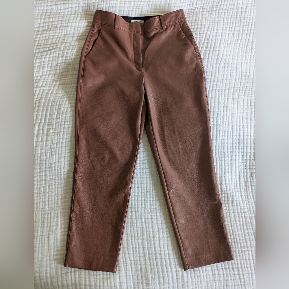 Aritzia Babaton Command Vegan Leather pants - Picture 3 of 15